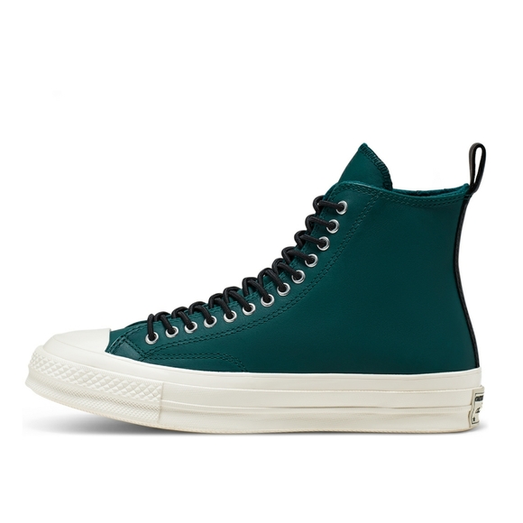 NWT Converse Fleece-Lined Leather Chuck 70 Turq 5W - Picture 4 of 7